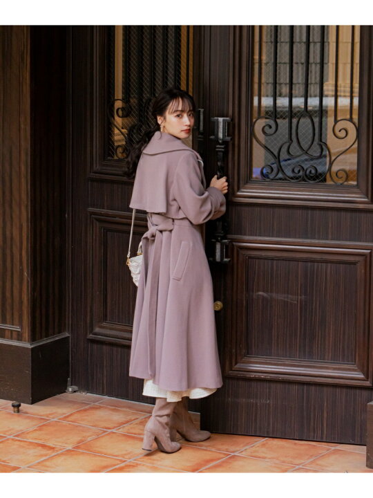 楽天市場】【SALE／37%OFF】ビックカラーウールトレンチコート JILL by 