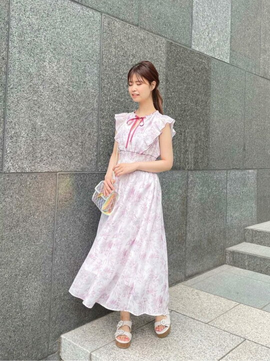 楽天市場】シェルジュイプリントワンピース JILL by JILL STUART ジル  