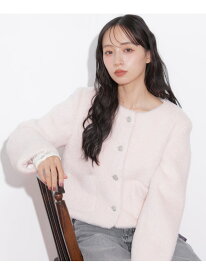 フェイクファーノーカラージャケット 26AW JILL by JILL STUART ジル バイ ジル スチュアート ジャケット・アウター テーラードジャケット・ブレザー ベージュ ホワイト ピンク【送料無料】[Rakuten Fashion]