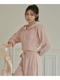 ＜セットアップ対応＞コルセットフーディー JILL by JILL STUART ジル バイ ジル スチュアート トップス カットソー・Tシャツ ホワイト ピンク グレー【送料無料】[Rakuten Fashion]