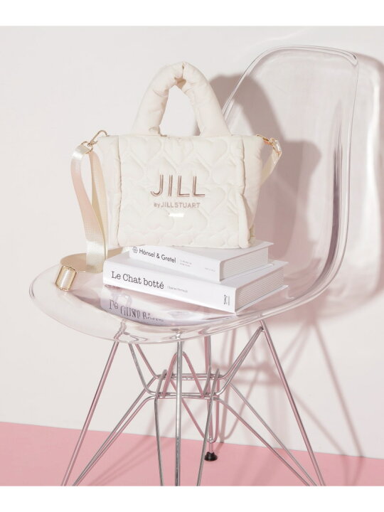 楽天市場】ハートパフトート WEB限定カラー:ピンクレッド JILL by JILL 