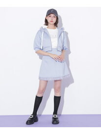 チュールフリルダイバーミニスカート JILL by JILL STUART ジル バイ ジル スチュアート スカート その他のスカート ブルー グレー ピンク【送料無料】[Rakuten Fashion]