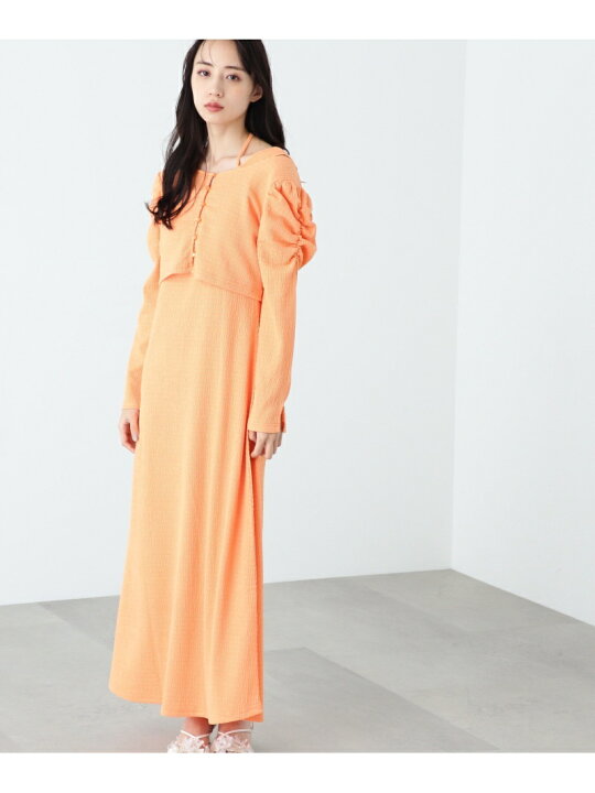 楽天市場】【SALE／67%OFF】クシュクシュストレッチカーデ&ワンピース 