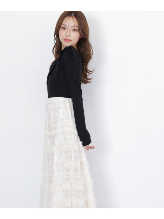 楽天市場】【SALE／46%OFF】フリルチュールドッキングワンピース JILL 