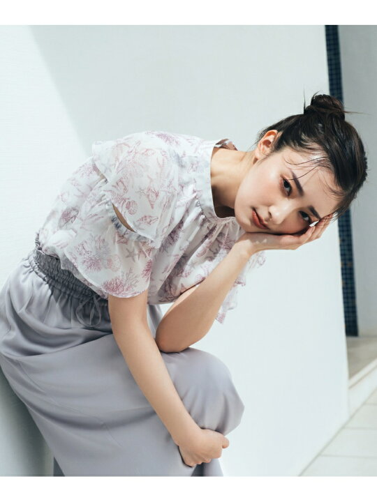 楽天市場】シェルジュイプリントブラウス JILL by JILL STUART ジル 