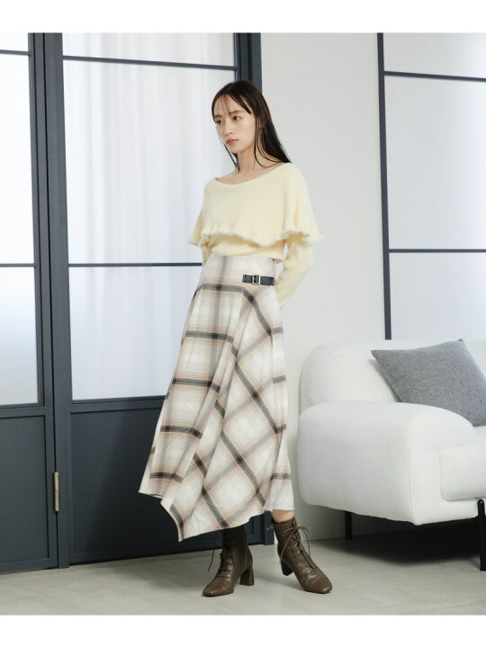 楽天市場】【SALE／30%OFF】オリジナルチェックアシメヘムスカート 