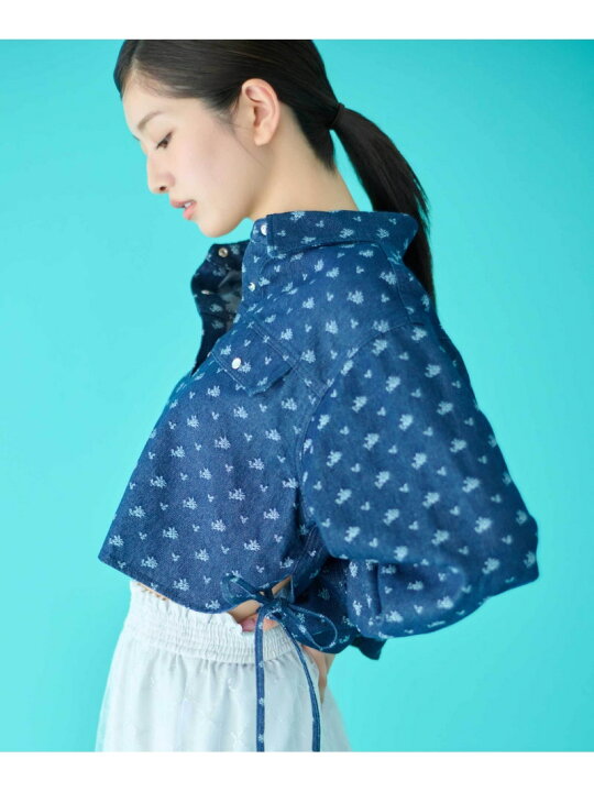 楽天市場】【SALE／57%OFF】サイドリボンショート丈シャツ JILL by 