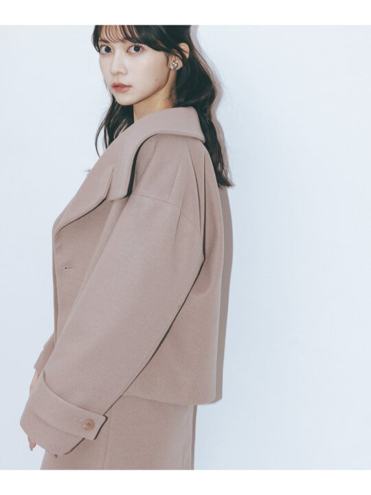 楽天市場】【SALE／64%OFF】◇2wayビッグカラーショートコート JILL by 