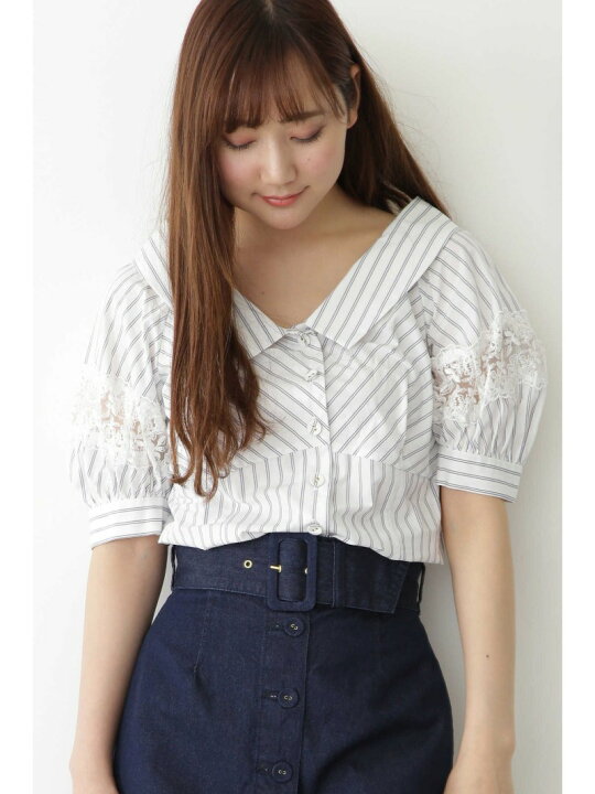 楽天市場】【SALE／60%OFF】サマーストライプブラウス JILL by JILL 