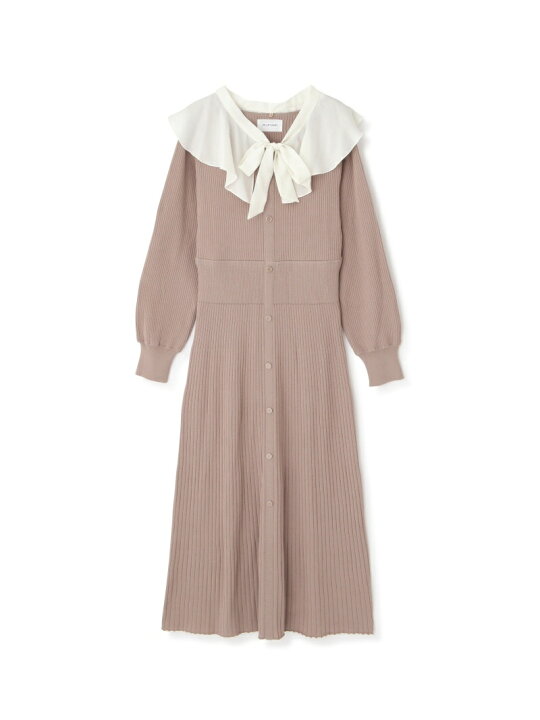楽天市場】ラッフルカラー付きニットワンピース JILL by JILL STUART  