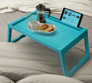 【人気商品】IKEA(イケア)KLIPSK　クリプスクターコイズ　ベッドトレイキッズ　テーブル　作業台　テレワーク