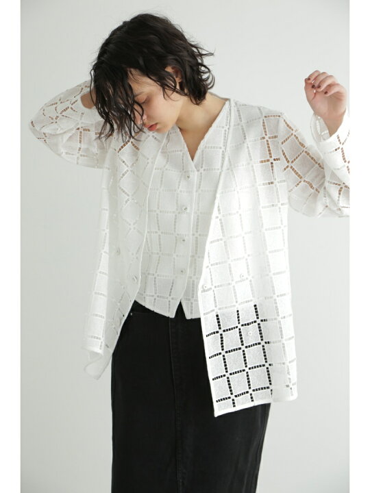 楽天市場】【SALE／64%OFF】ジオメトリックレースジャケット JILL  