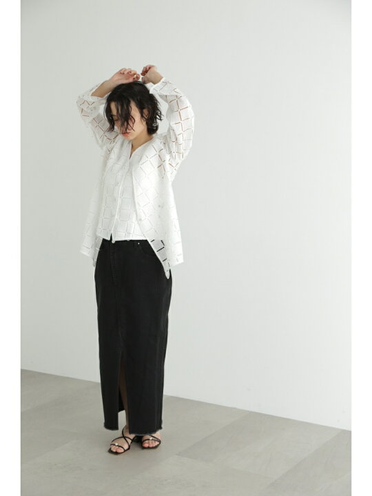 楽天市場】【SALE／64%OFF】ジオメトリックレースジャケット JILL  