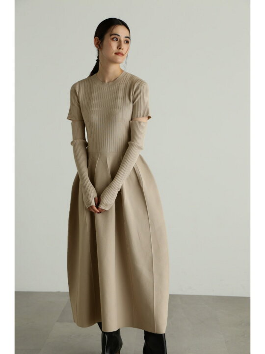 楽天市場】【SALE／50%OFF】ボリュームスカートニットワンピース JILL  