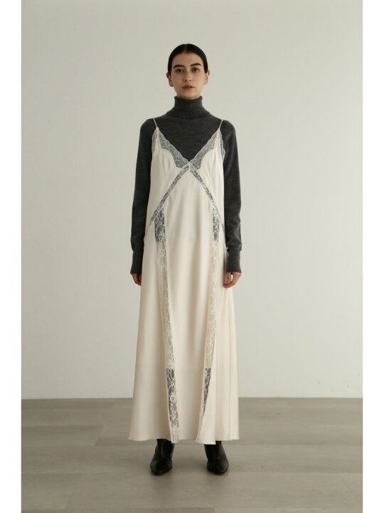楽天市場】【SALE／46%OFF】レースドッキングサテンドレス JILL STUART  