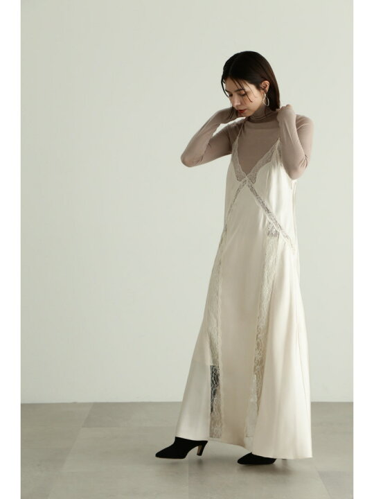 楽天市場】【SALE／70%OFF】レースドッキングサテンドレス JILL STUART  