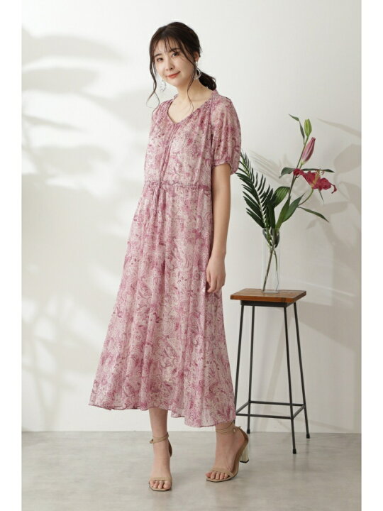楽天市場 Sale 50 Off ルナペイズリーワンピース Jillstuart ジルスチュアート ワンピース ワンピースその他 パープル ブルー Rba E 送料無料 Rakuten Fashion Jillstuart
