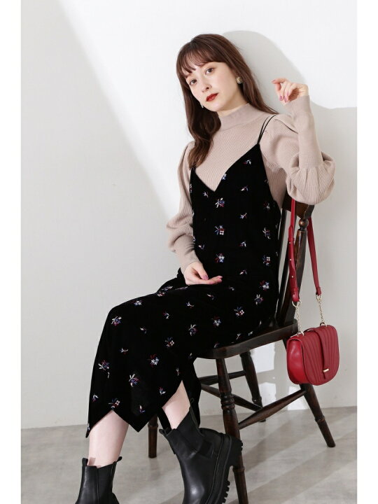 楽天市場】【SALE／70%OFF】◇ベッキーベルベットキャミワンピース  