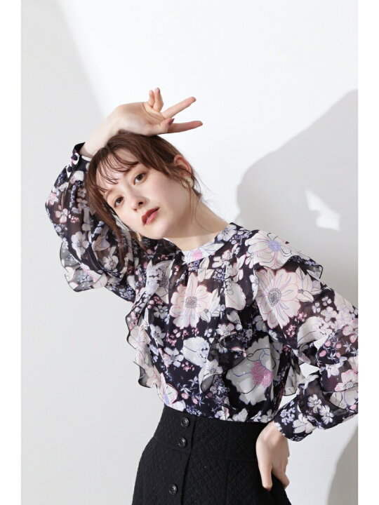 楽天市場】【SALE／60%OFF】◇ビビアンフラワーブラウス JILL STUART 