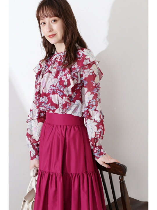 楽天市場】【SALE／60%OFF】◇ビビアンフラワーブラウス JILL STUART 