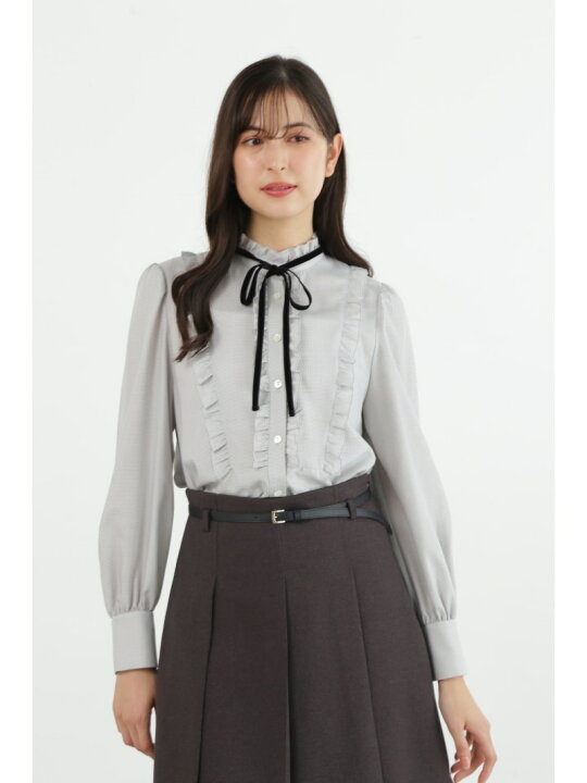 楽天市場】【SALE／70%OFF】◇ベルベットリボンフリルブラウス JILL 