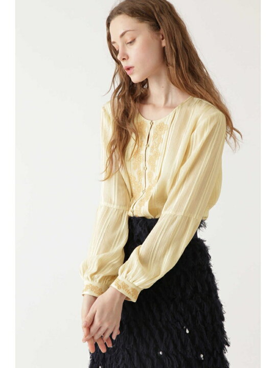 楽天市場】【SALE／70%OFF】シェリーフラワー刺繍ブラウス JILL STUART 
