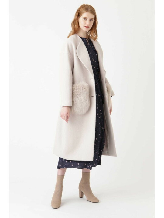 楽天市場】【SALE／50%OFF】◇ポケットファー付ロングコート JILL 