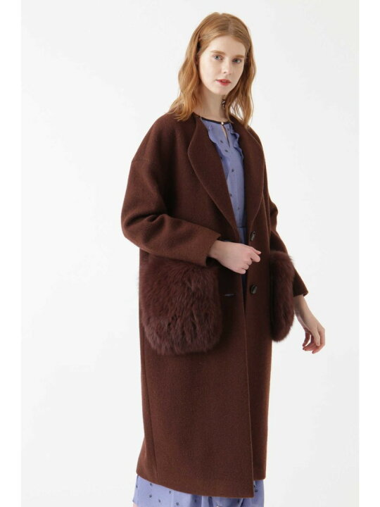 楽天市場】【SALE／50%OFF】◇ポケットファー付ロングコート JILL 