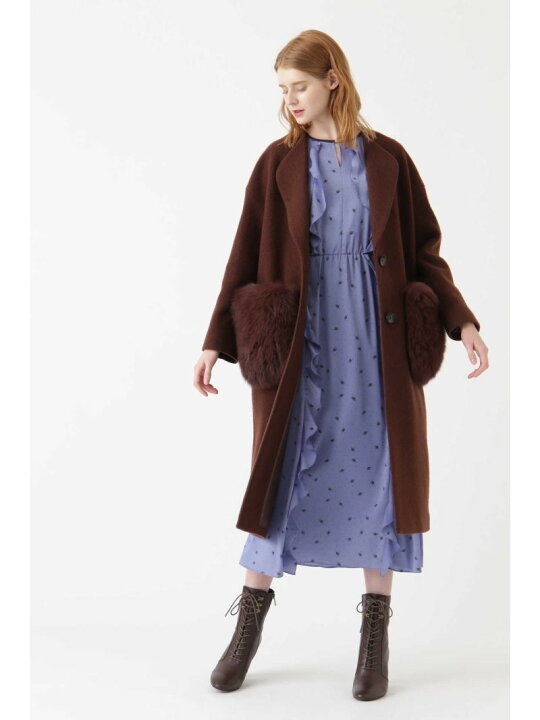 楽天市場】【SALE／50%OFF】◇ポケットファー付ロングコート JILL  