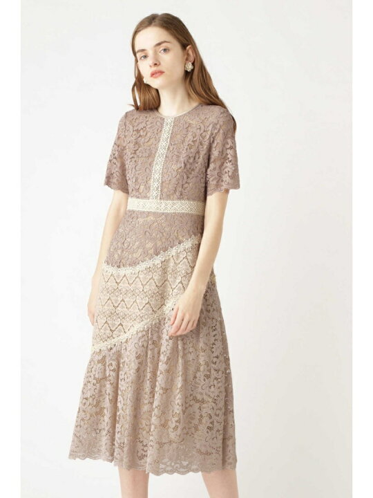 楽天市場】【SALE／50%OFF】◇《EndyROBE》ジュリア配色レース 