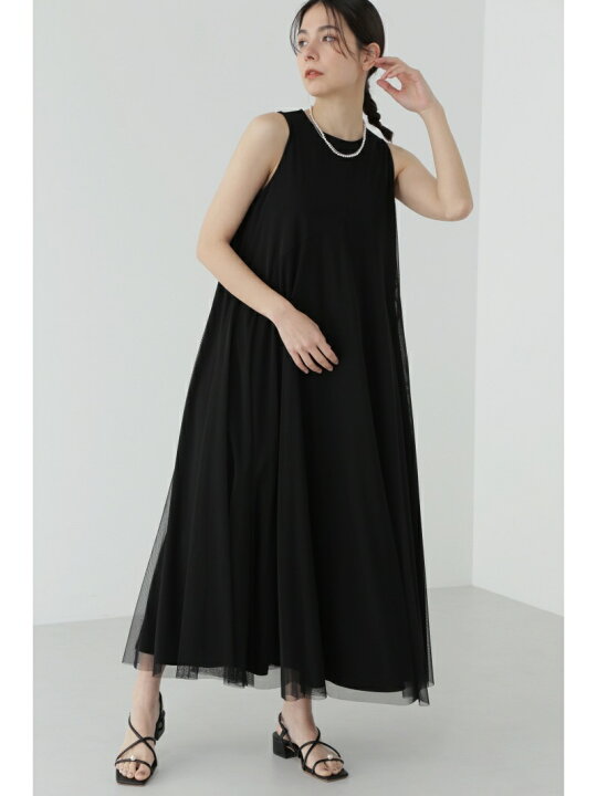 楽天市場】【SALE／64%OFF】◇チュールレイヤードAラインワンピース 