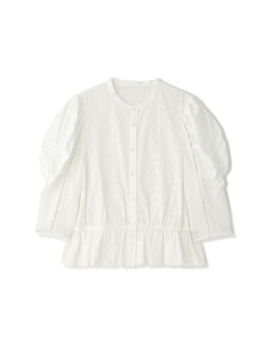 楽天市場】【SALE／80%OFF】シュリンクエンブロイダリーブラウス JILL 