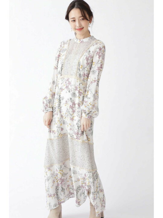 楽天市場】【SALE／20%OFF】◇ミックスフラワープリントワンピース 