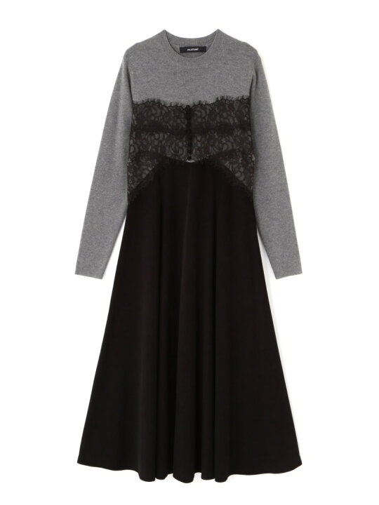楽天市場】◇レースドッキングニットドレス JILL STUART ジル 