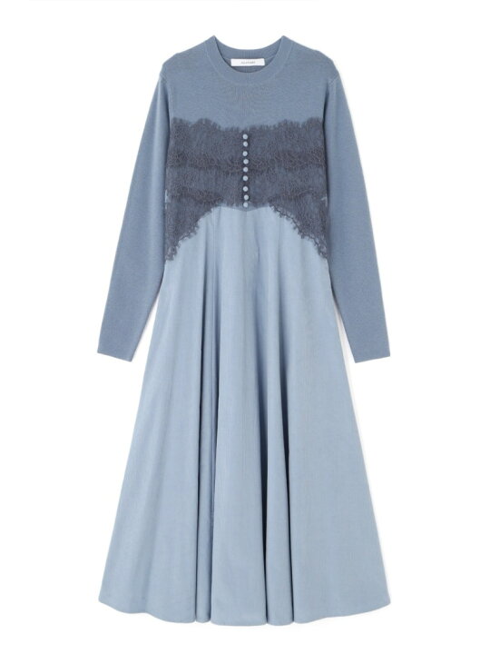 楽天市場】◇レースドッキングニットドレス JILL STUART ジル 