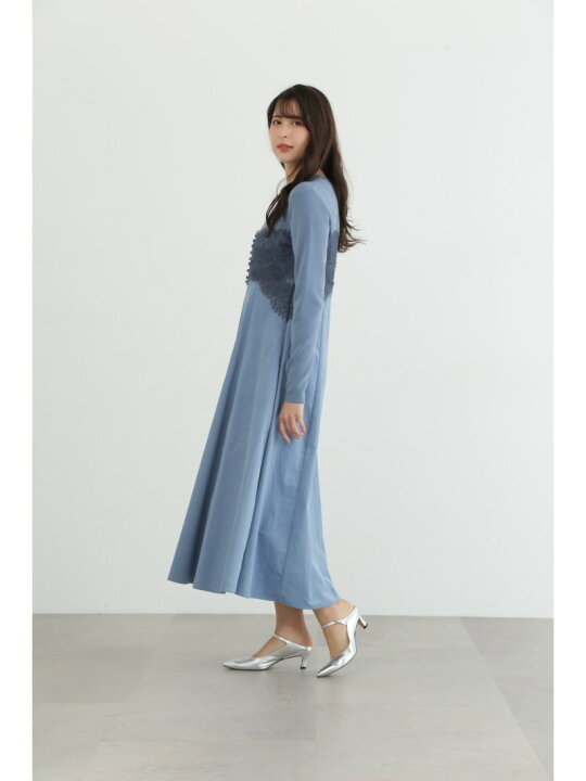 楽天市場】【SALE／50%OFF】◇レースドッキングニットドレス JILL 