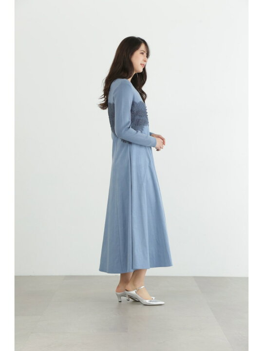 楽天市場】◇レースドッキングニットドレス JILL STUART ジル 