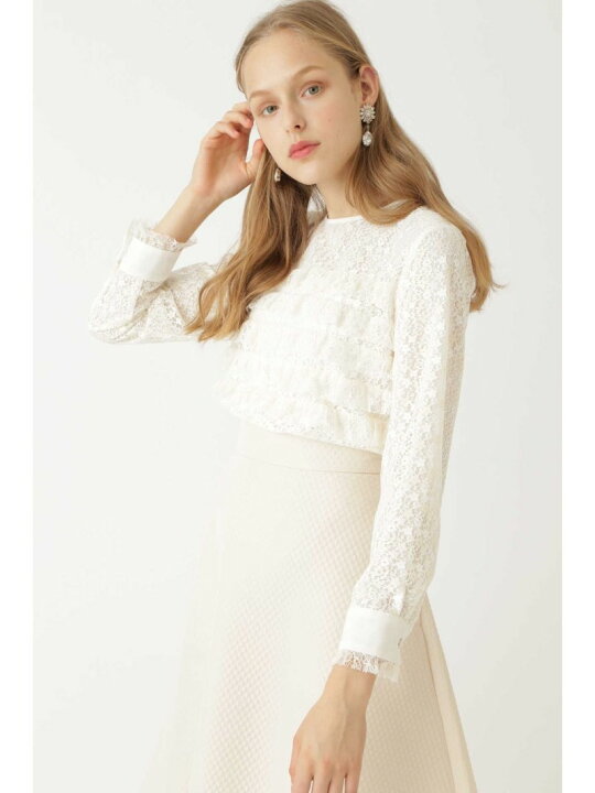 楽天市場】【SALE／50%OFF】ヴィヴィアンレースブラウス JILL STUART 