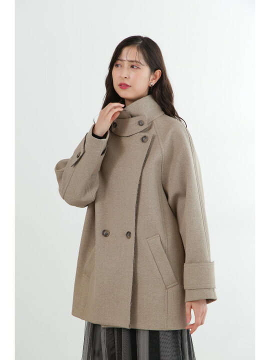 楽天市場】【SALE／50%OFF】◇ボンディングハイネックミドルコート 