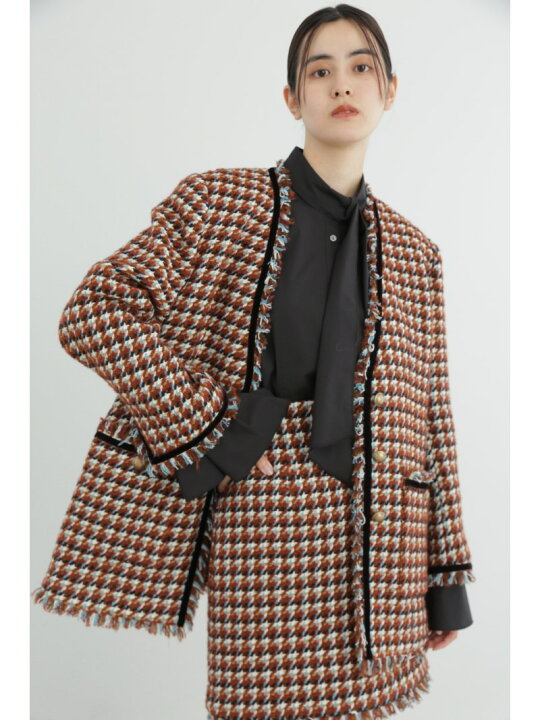 楽天市場】【SALE／55%OFF】カラーミックスツイードジャケット JILL 