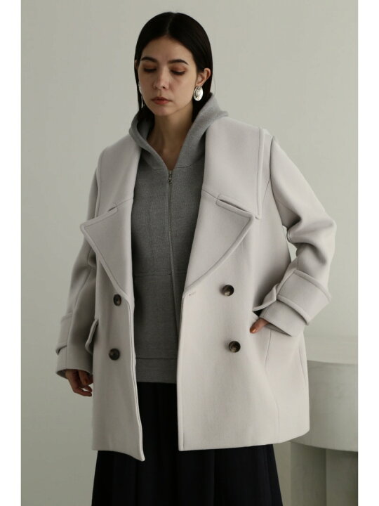 楽天市場】【SALE／50%OFF】メルトンコクーンミドルコート JILL STUART 