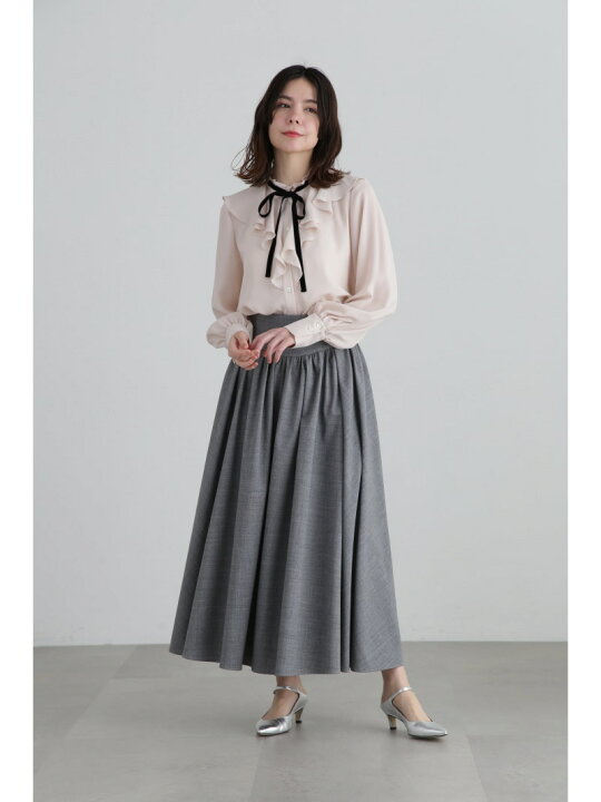 楽天市場】【SALE／70%OFF】ジョーゼットフリルカラーブラウス JILL 