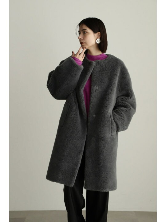 楽天市場】【SALE／50%OFF】ウールミックスボアコート JILL STUART 