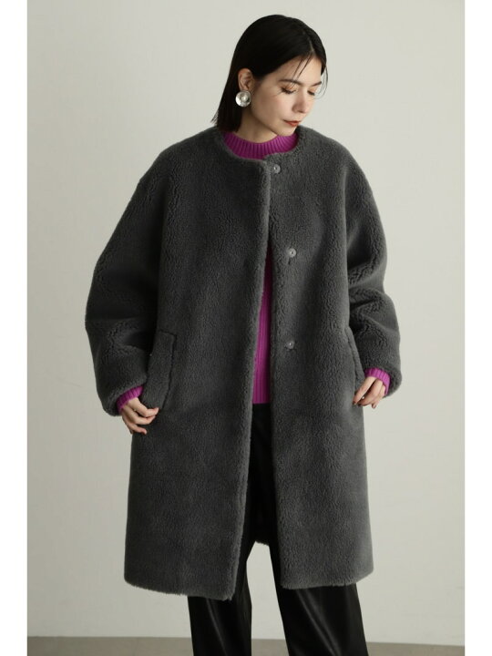 楽天市場】【SALE／50%OFF】ウールミックスボアコート JILL STUART 