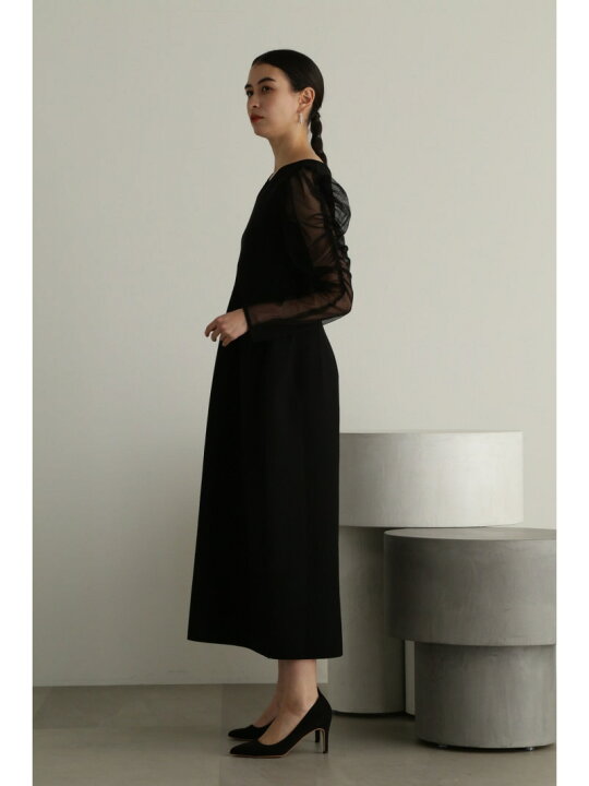 楽天市場】【SALE／50%OFF】チュールドッキングニットドレス JILL 