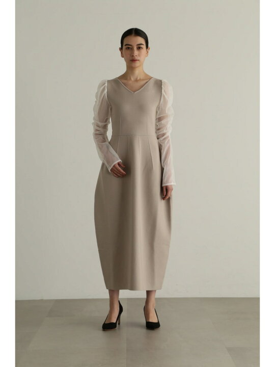 楽天市場】【SALE／55%OFF】チュールドッキングニットドレス JILL 