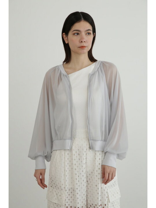 楽天市場】【SALE／37%OFF】トリコットシフォンブルゾン JILL STUART 