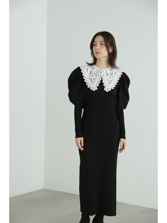 楽天市場】【SALE／60%OFF】レースカラーニットドレス JILL STUART  