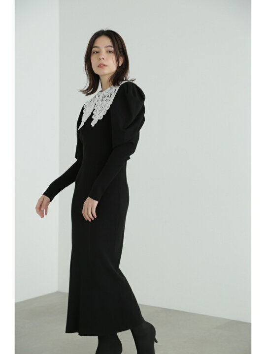 楽天市場】【SALE／60%OFF】レースカラーニットドレス JILL STUART  