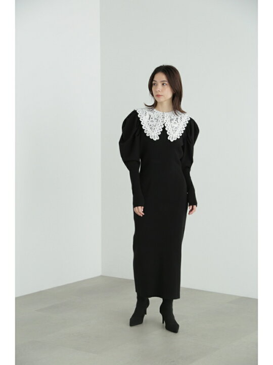 楽天市場】【SALE／60%OFF】レースカラーニットドレス JILL STUART 